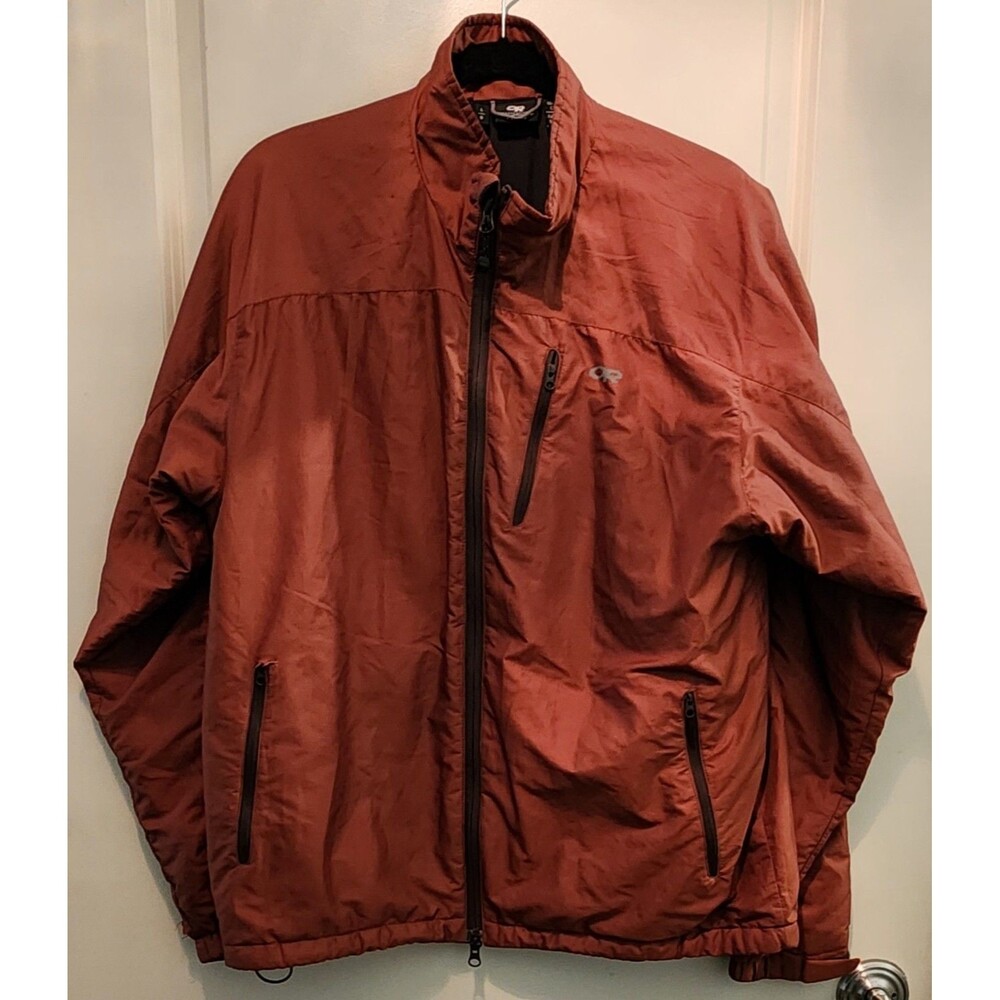 Outdoor Research Womens Primaloft Orange Rust Color Jacket Large